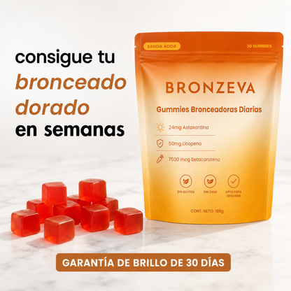 Consigue el Bronceado Dorado que el Sol Nunca Te Dio con Bronzeva™